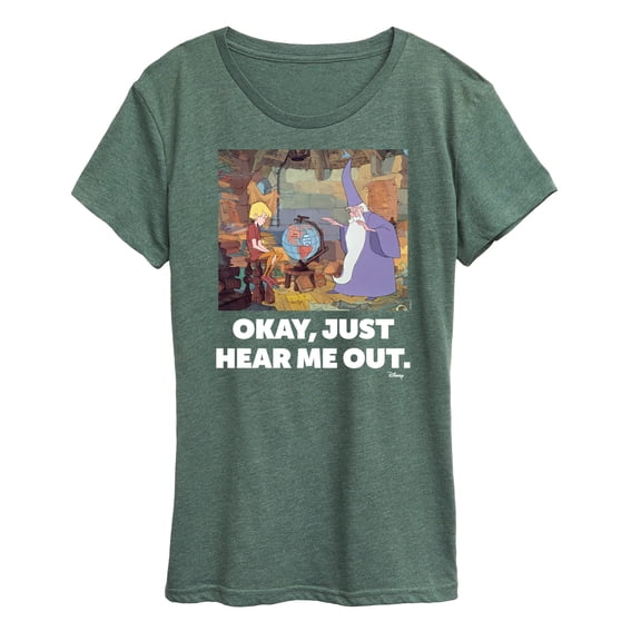 Disney - The Sword And The Stone - Okay, Just Hear Me Out - Women's Short Sleeve Graphic T-Shirt