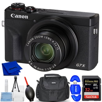Canon PowerShot G7 X Mark III Digital Camera - Black, 20.1MP