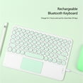 thumbnail image 5 of Giunmcul up to 50% Off Bluetooth Keyboard Round Cap Keyboard Portable BT Wireless Keyboard with Touchpad for Android PC Tablet, 5 of 5