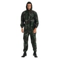 thumbnail image 4 of TiaoBug Imperméable à Capuche pour Hommes Combinaison de Pluie Réfléchissante Combinaison à Fermeture Éclair Camouflage L, 4 of 7