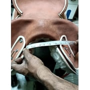 Half breed Handmade Rough Out Leather Australian Stock Saddle: Trail & Endurance Riding