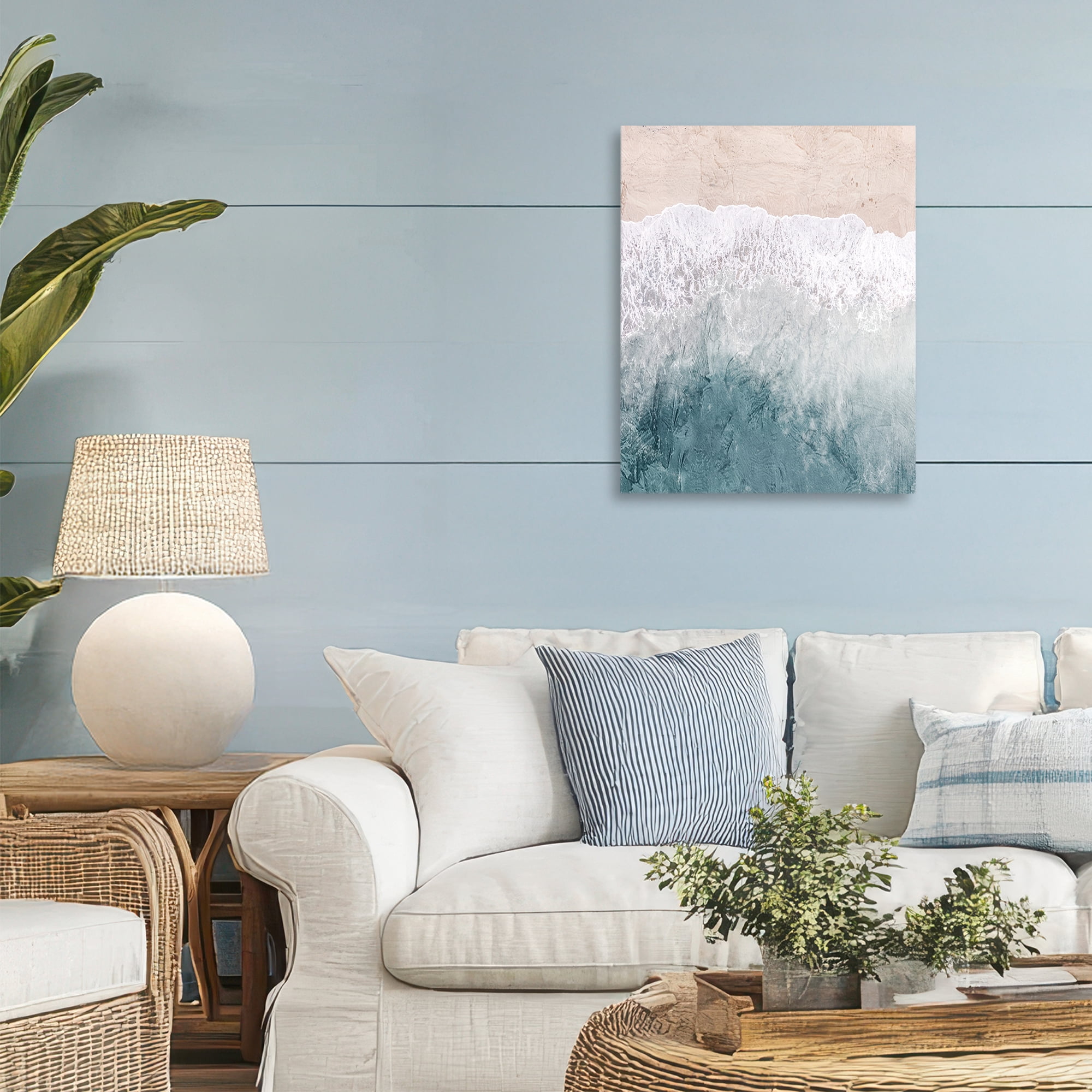 Stupell Industries Beach Top Shore Canvas Wall Art, design by Kim Allen