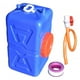 thumbnail image 5 of Contenedor de almacenamiento de agua de grado alimenticio con asa Tanque de almacenamiento de agua de emergencia para azul 60 gatos, 5 of 8