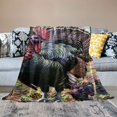 thumbnail image 2 of Orinice Quilt Feathers Warm Lightweight Blanket Soft Fleece Blankets Throw Blanket Living Rooms Sofa Decor Cow Gifts All Seasons Super Soft Blanket for All Seasons Lightweight Blanket 40x50in, 2 of 6
