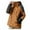 Brown, variant on Ski Jacket Women Removable Hood Waterproof Windproof Thickened 3-In-1 Jacket Outdoor Sports Winter Jacket Plus Size Color Block Warm Jackets with Pockets