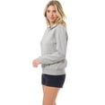 thumbnail image 6 of MixMatchy Women's Solid Cozy Half Zip-Up Pullover Sweater Top, 6 of 7