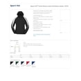 thumbnail image 2 of Sport-Tek YST81 Hooded Boys Fleece-Lined Jacket - True Royal/White - XL, 2 of 2