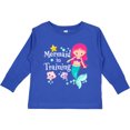 thumbnail image 3 of Inktastic Mermaid in Training Girls Long Sleeve Toddler T-Shirt, 3 of 5