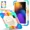 Rainbow, variant on Xiaomi Mi Pad 7 / Mi Pad 7 Pro 11.2 inch 2024 with Rotating Stand Pencil Holder Hand/Shoulder Strap, Heavy Duty Shockproof Protective Cover