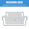 thumbnail image 3 of CHOK 100% Waterproof Sofa Cover Machine Washable Couch Cover Non Slip Furniture Protector Slipcover for Dogs  Children  Pets  Oversized Sofa  Brown, 3 of 8