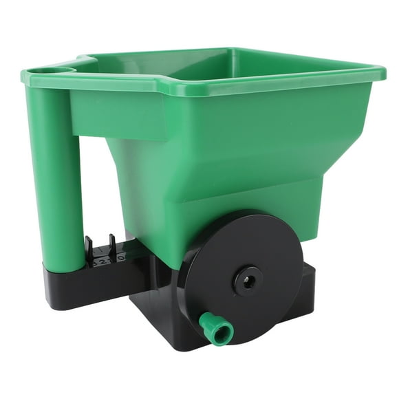 Small Manual Spreader, 3L Precise Spreading Labor Saving Green Handheld Spreader for Lawn
