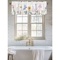 thumbnail image 6 of Pastoral Sunflower Valances for Windows Farmhouse Floral Plants Leaf Kitchen Valance Curtain Rod Pocket Small Curtains for Cafe Bathroom Laundry Basement 42" x 12", 6 of 8