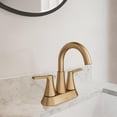 thumbnail image 2 of Grifo Moen 84311BZG Lavabo 2 Manijas Bronce Dorado, 2 of 3