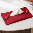 thumbnail image 4 of Rewenti Pochette Portable en Similicuir pour Lingettes Humides, Mini Sac Distributeur de Mouchoirs de Voyage pour Usage Extérieur, Étui de Rangement Réutilisable pour Serviettes Sanitaires, 4 of 5