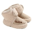 thumbnail image 5 of Huesdet Baby Snow Boots Winter Shoes Boys Girls Booties Non Slip Cold Weather Cold Weather Baby Shoes(A,12), 5 of 7