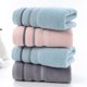 thumbnail image 2 of Nvzi Toalla de mano de algodón puro de 32 hebras, 2 unidades, súper suave, muy absorbente, para ducha, piscina, 13,78 x 29,53 pulgadas (azul), 2 of 5