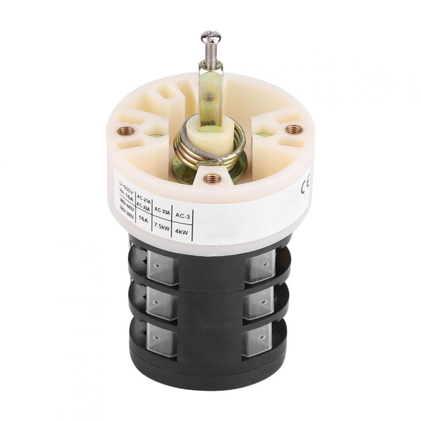 Interruptor de motor de máquina, 220 V/380 V 16 A Interruptor de avance y retroceso de neumáticos para cambiador de neumáticos Interruptor de avance y retroceso para cambiador de neumáticos Elegante