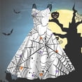 thumbnail image 2 of TJAZFJPA Robes Décontractées pour Femmes Mode Imprimé Aguichant Grande Swing Robe Longue Décontractée Robes de Soirée Longues pour Femmes Maternité Gainant pour Robe, 2 of 3