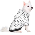 thumbnail image 2 of Fotbe Cute Shark Sudadera con Estampado para Perros Pequeños – Suéter con Capucha para Mascotas, Tela Suave de Forro Polar con Bolsillo-X-Large, 2 of 7