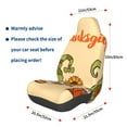 thumbnail image 3 of Wukai Gnomes Happy Thanksgiving Full Set Car Seat Covers with Soft Padding Universal Auto Front Seats Protector and Cushion Mat, 3 of 5