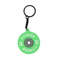 thumbnail image 4 of Gym Keychain Pendant Rubber Metal Fitness Keychain Pendant for Workout Gym Enthusiasts Exercise Gift Reminder Metal Key Chain, 4 of 6