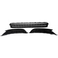 thumbnail image 3 of 3PCS Front Black Fog Light Cover Bezel and Lower Grille Grill Honeycomb Mesh Cover Compatible with Volkswagen 2012 2013 2014 2015 VW Passat, 3 of 12