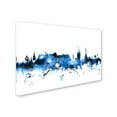 thumbnail image 2 of Trademark Fine Art "Edinburgh Skyline White" Canvas Art by Michael Tompsett, 2 of 3