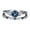 #03 Blue, variant on promise rings for her sterling silver couple rings set promise rings rings for men anniversary/wedding/promise jewelry for her Women's Diamond Ring Couple Jewelry Rings Set #03 Blue,One Size
