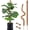 2 × 28 Inch, variant on 2-Pack 28" Bendable Moss Pole for Monstera, Rust-Free Aluminum Core Plant Support Stakes, Sturdy Stakes to Train & Grow Indoor Climbing Plants Upright (13.2ft Jute Rope Included)