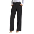 thumbnail image 4 of Abomasnow Women's Plus Size Dressy Pants High Waisted Straight Leg Pants Work Office Business Casual Pull on Stretchy Pants with Pockets, 4 of 6