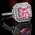 thumbnail image 3 of K-KED Elegant Cubic Zircon 925 Silver Filled Ring Women Delicate Jewelry Wedding Gift Sz 6-10-6, 3 of 5