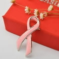 thumbnail image 4 of New Mixed Crystal Rhinestone Brooch Pin Women Men Jewelry Gifts - Pink Ribbon, 4 of 6
