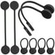 thumbnail image 1 of unbranded 10Ud Organizador De Cables De Silicona Negro Reutilizable Con Para Electrónicos, 1 of 7