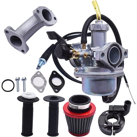 OTTULUR 48mm Carburetor Replacement for Honda CRF70F 2004-2012 XR70R 1998-2003 Carb with Air Filter, Intake and Throttle Cable
