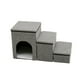 thumbnail image 5 of Escaleras plegables para mascotas, camas altas, rampas para perros, escalones multifuncionales para la cama de tu perro. Gris, 5 of 9