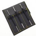 thumbnail image 1 of Juego de herramientas de grabado de acero con alto contenido de carbono, herramienta para tallar piedra, línea negra, 3 uds., 1 of 3