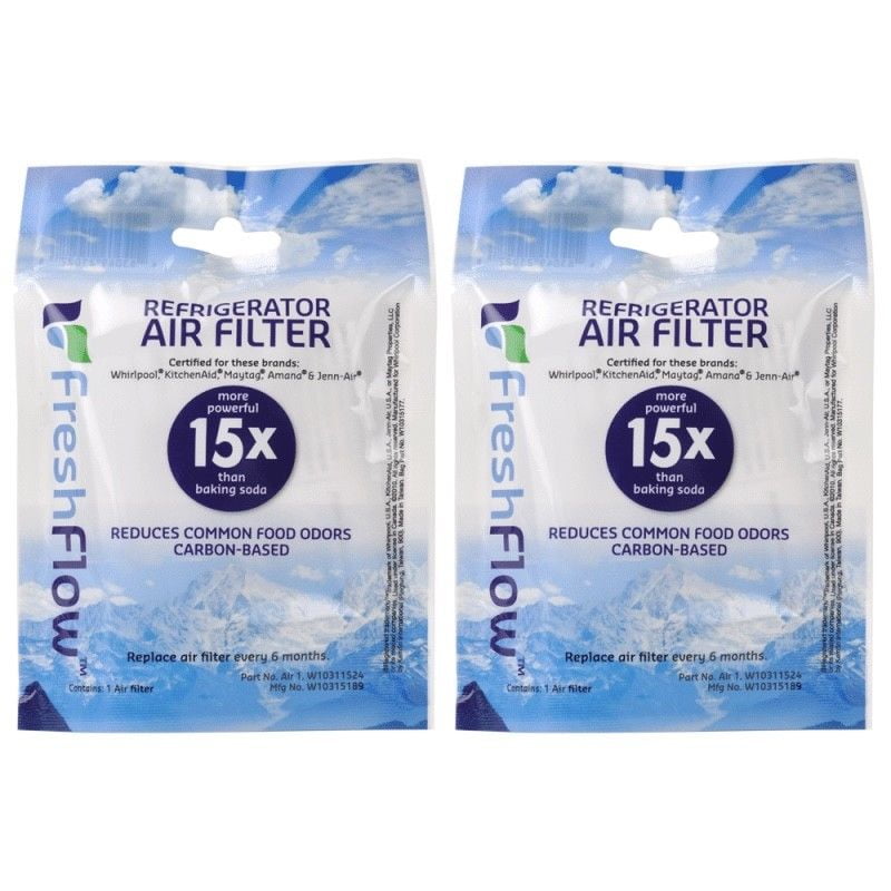 2PCS Air Filter for Whirlpool Maytag Fridge AP4538127 Fresh Flow W10311524 