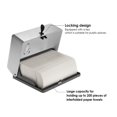 thumbnail image 3 of Wall-mounted Bathroom Tissue Dispenser Tissue Box Holder for Multifold Paper Towels, 3 of 7