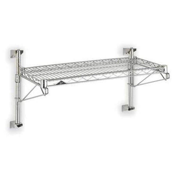 METRO SW51C12436 Wire Shelf, 24"D x 36"W x 14"H, 1 Shelf, Chrome