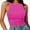 Hot Pink, variant on BYHONG Women's Cropped Tank Top Casual Summer Tops for Women, Basic Cute Crop Top for Teen Girls Going Out Womens Blouses & Fashion Tee Hot Pink S