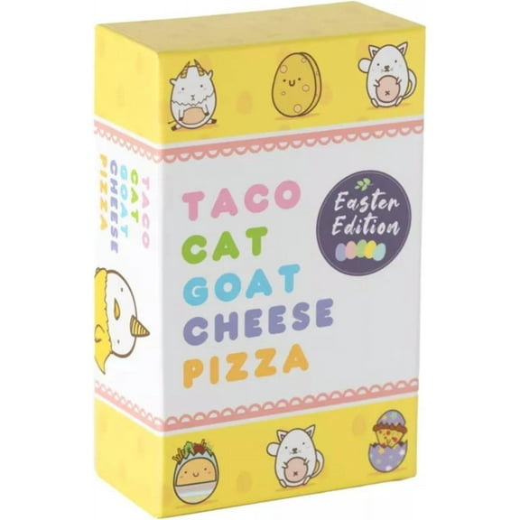 Dolphin Hat Games Taco Cat Goat Cheese Pizza - Easter Edition by Dolphin Hat, Ages 8 , 10-15 Minutes to Play, 2-8 Players