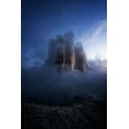thumbnail image 2 of Martin Castan, David 17x24 White Modern Wood Framed Museum Art Print Titled - Blue Inferno, 2 of 4