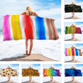 thumbnail image 6 of Guanhe Microfiber Beach Towel Super Lightweight Colorful Bath Towel Sandproof Beach Blanket Multi-Purpose Towel For Travel Swimming Pool 33x52 Inch, 6 of 6