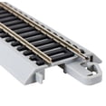 thumbnail image 3 of Trenes Bachmann - PISTA RECTA Snap-Fit E-Z de 18" - A GRANEL (25 piezas) - Riel de NÍQUEL PLATA con plataforma gris - Escala HO, 3 of 5