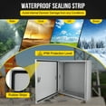 thumbnail image 5 of Yiwa NEMA 4X Rated Steel Electrical Box, 24*24*8 Inch Waterproof and Dustproof Junction Box with Mounting Plate, Lockable Design, 5 of 5