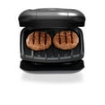 thumbnail image 1 of George Foreman 2-serving electric indoor grill and panini press, 1 of 9