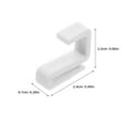 thumbnail image 6 of WEAVILUX 20Pcs Plastic S Hooks for Hanging Kitchen Utensils Wardrobe Bathroom and Office, 6 of 8