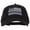 Black, variant on Thin Blue Line American Flag Embroidered Unstructured Cotton Washed Cap - Royal OSFM