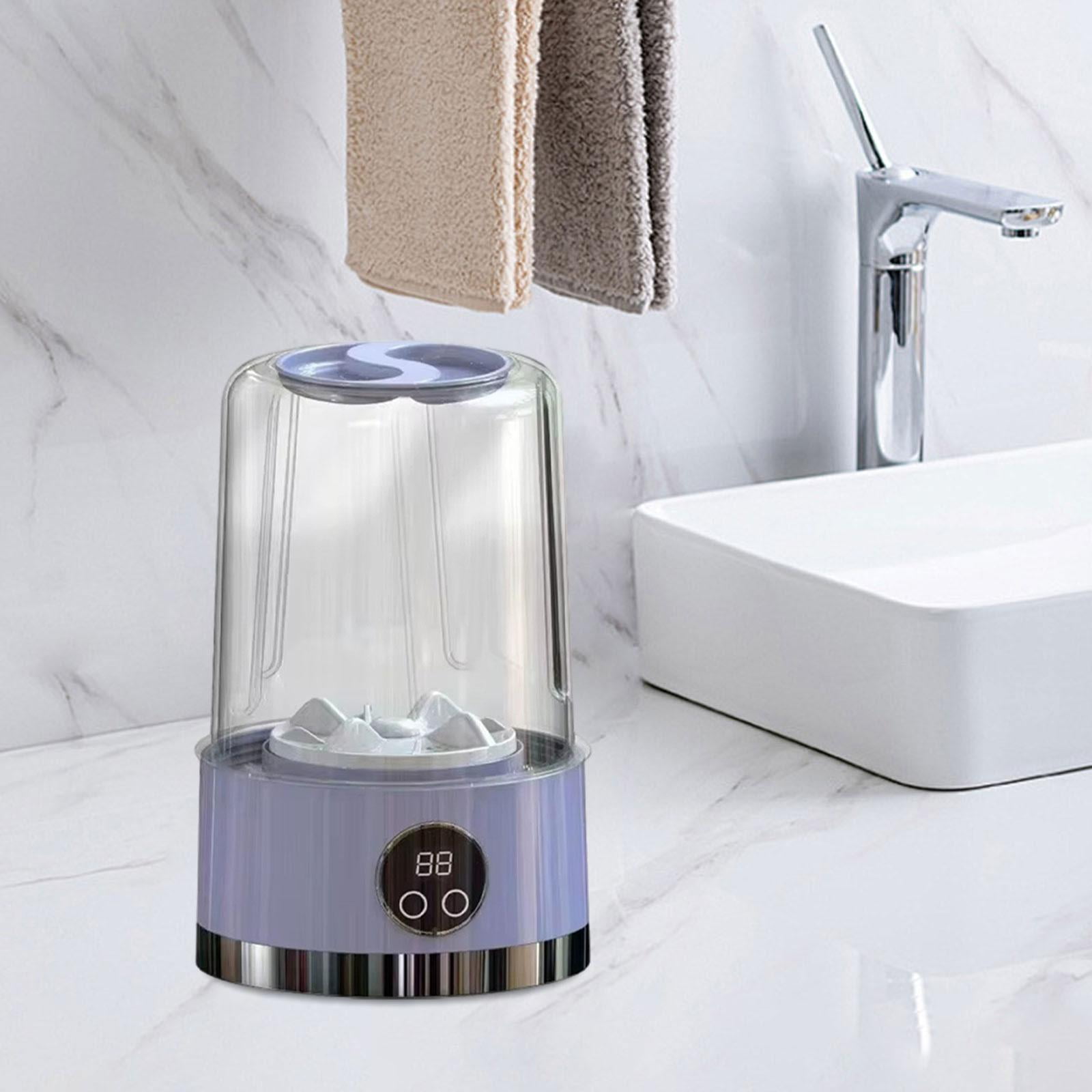 Undergarment Washer Mini Washing Machine Portable Laundry with Quick 5 Minute Wash Cycle for Apartments Rvs