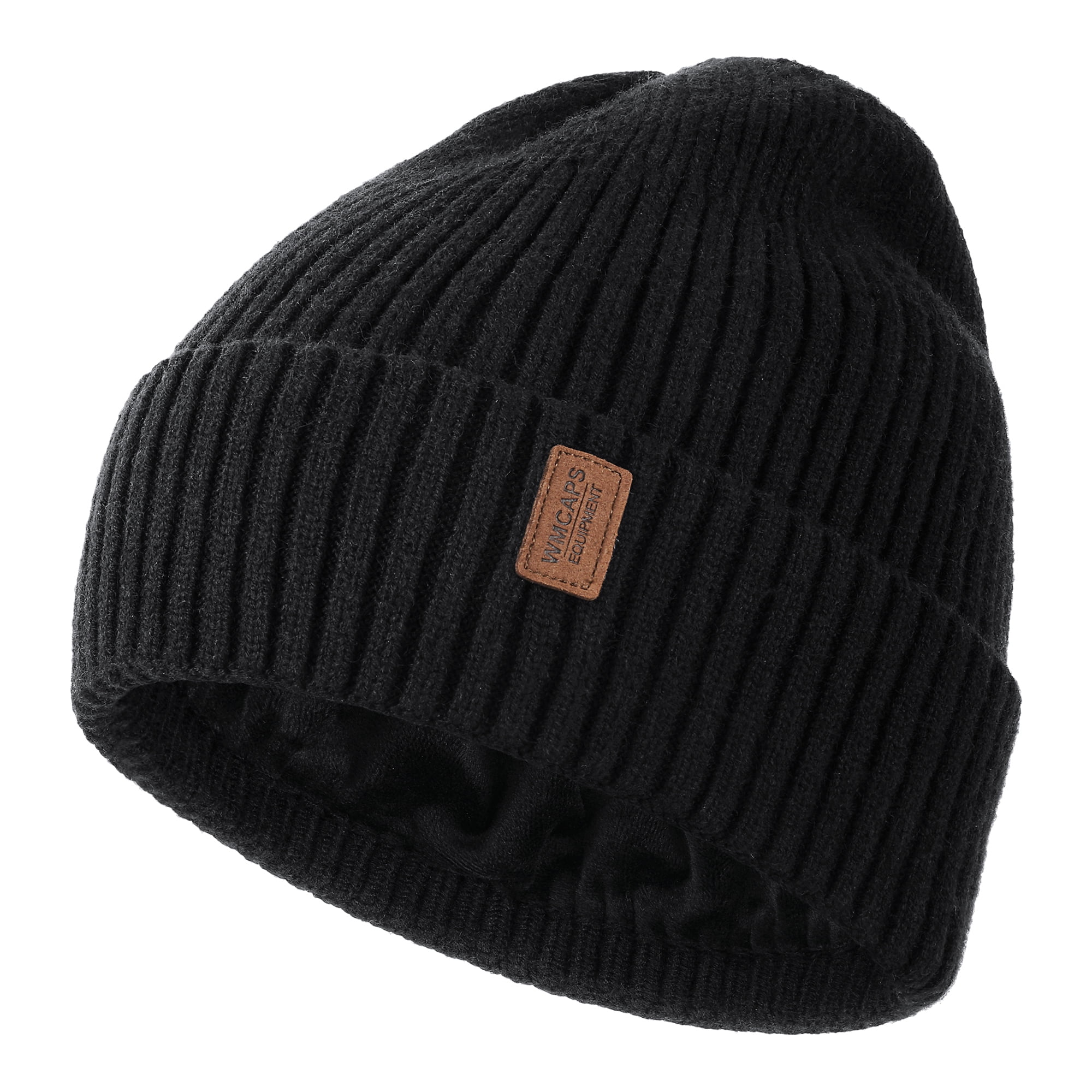 WMCAPS Warm Fleece Lined Beanie, Ski Stocking Skull Caps for 